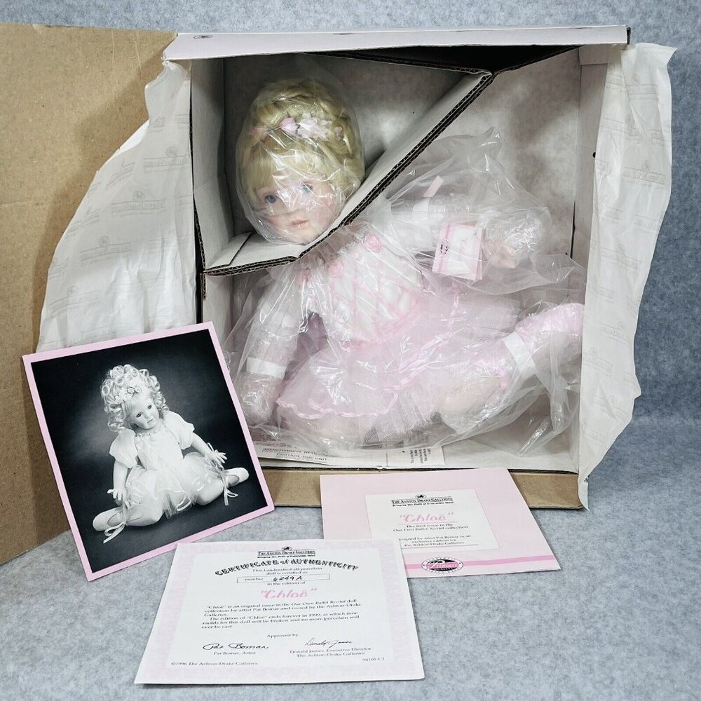 Porcelain Doll Chloe by Ashton Drake Galleries Our First‎ Ballet Recital #94101